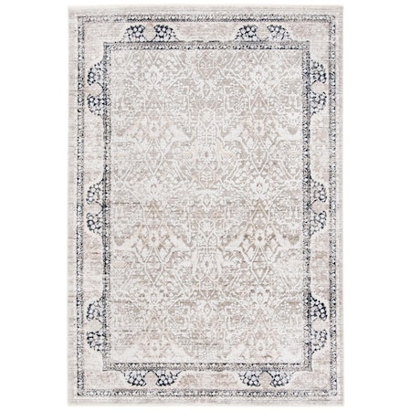 Safavieh 4 ft.-5 in. x 6 ft.-5 in. Mayflower Rectangle Traditional Rug - Ivory & Beige MAY202B-4